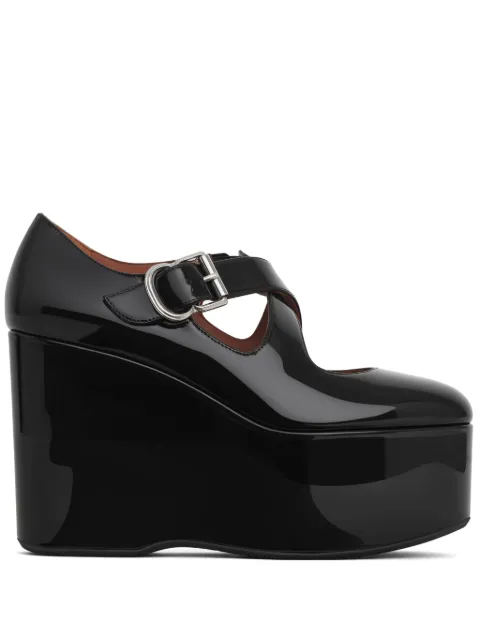 Alaïa 110mm wedges leather pumps
