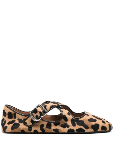 Alaïa flats con tiras cruzadas