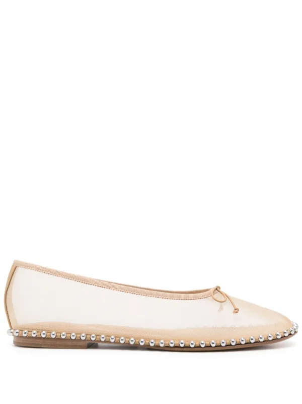 Alexander Wang Lina Ballchain Ballet Flats | Neutrals