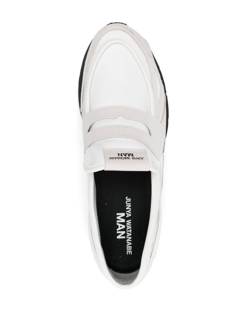 Shop Junya Watanabe X New Balance 1906l Loafers In White