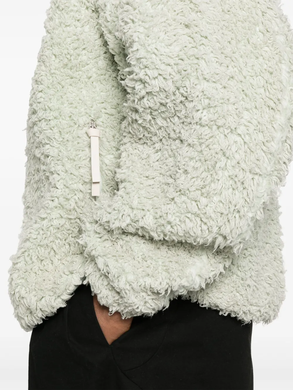 JIL SANDER+ Katoenen fleece jack Groen