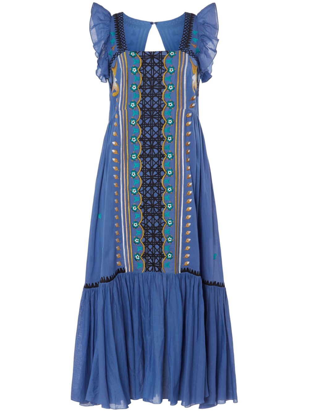 Temperley London Florentine dress - Blue