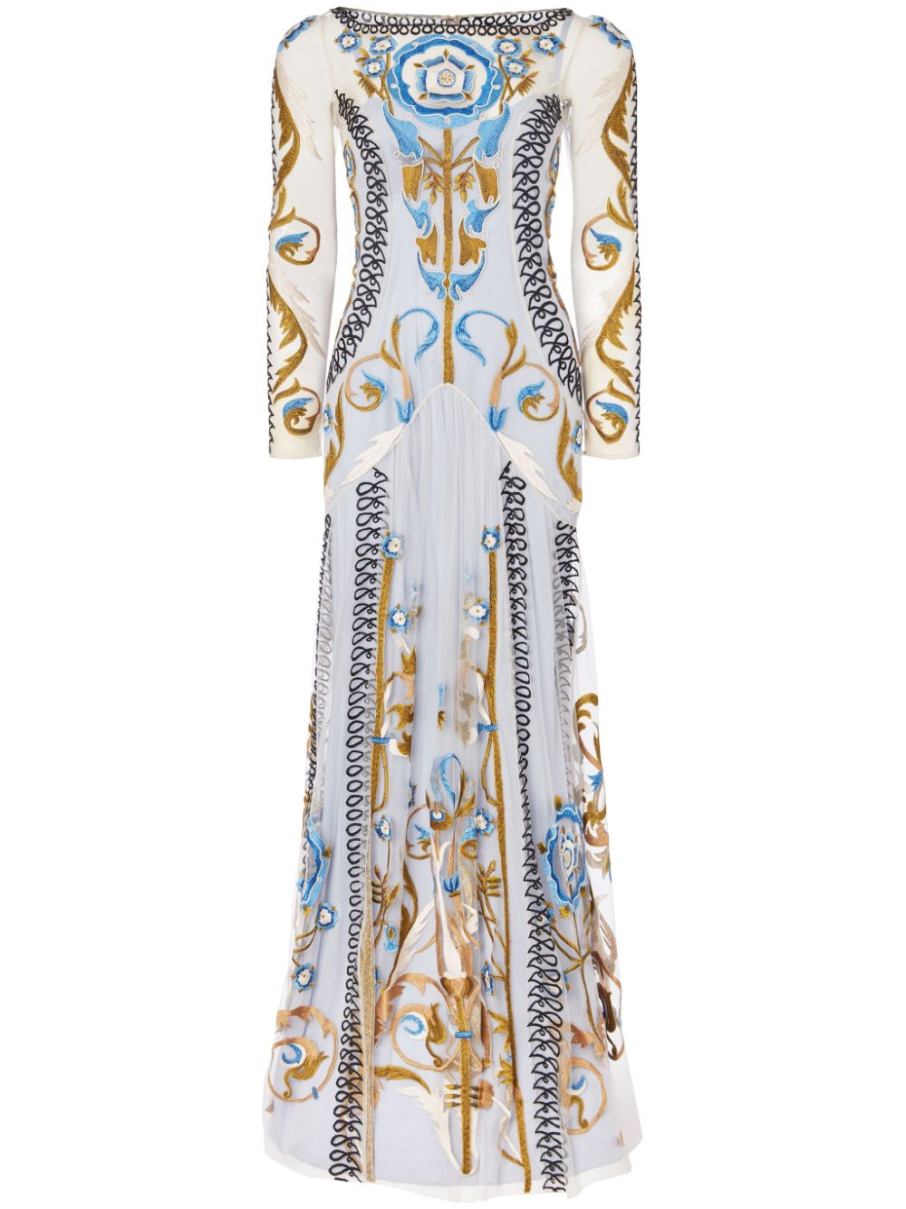 Temperley London Alessia maxi dress - Blue