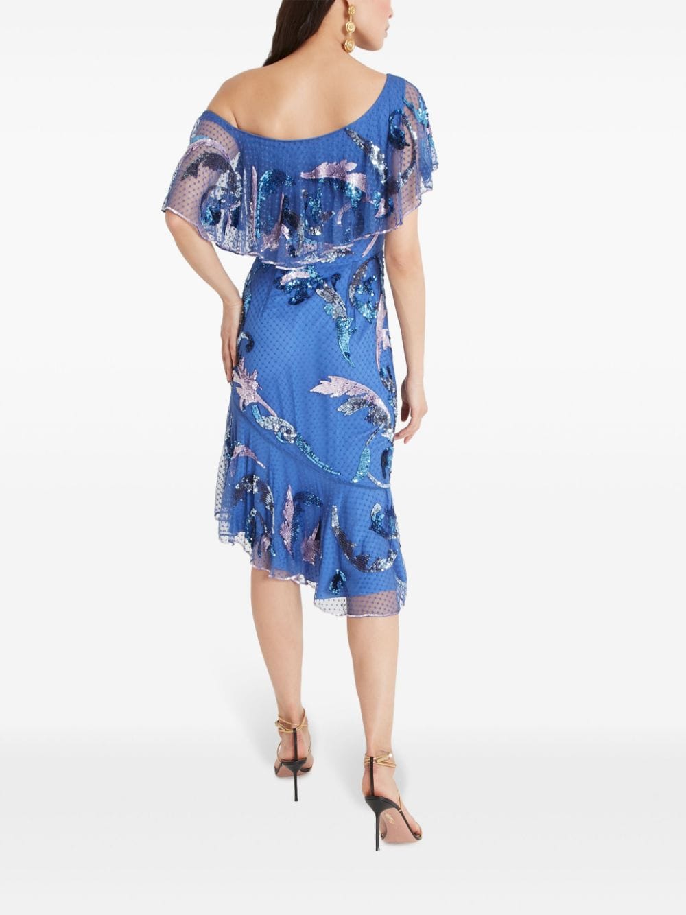 TEMPERLEY LONDON NOVELLA MIDI DRESS 