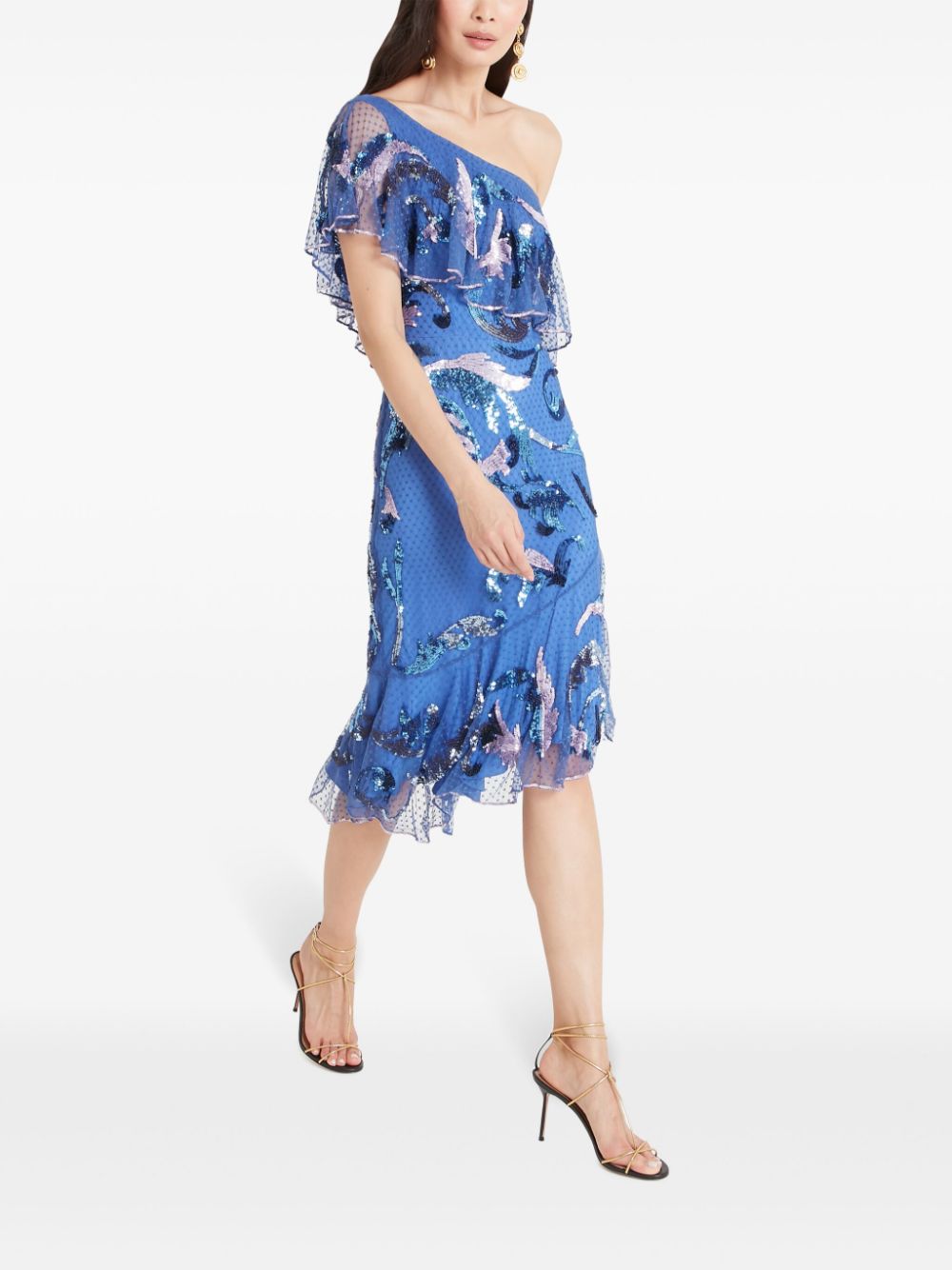 TEMPERLEY LONDON NOVELLA MIDI DRESS 