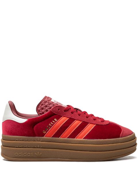 adidas Gazelle Bold "Velvet Pack - Victory Red Bright Red Off White" sneakers WOMEN