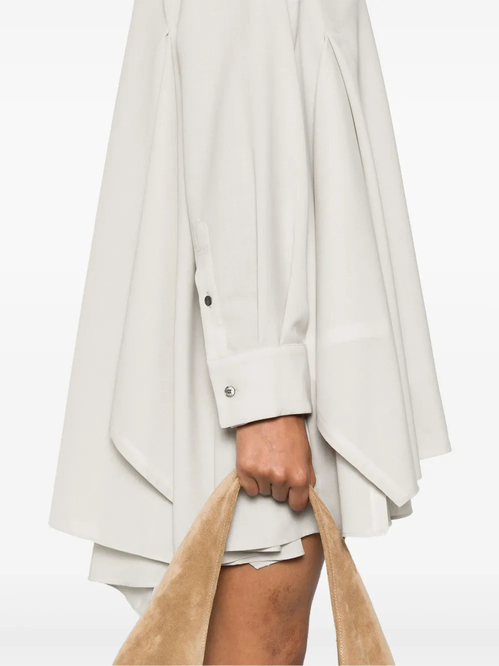 sacai Mini-blousejurk Beige