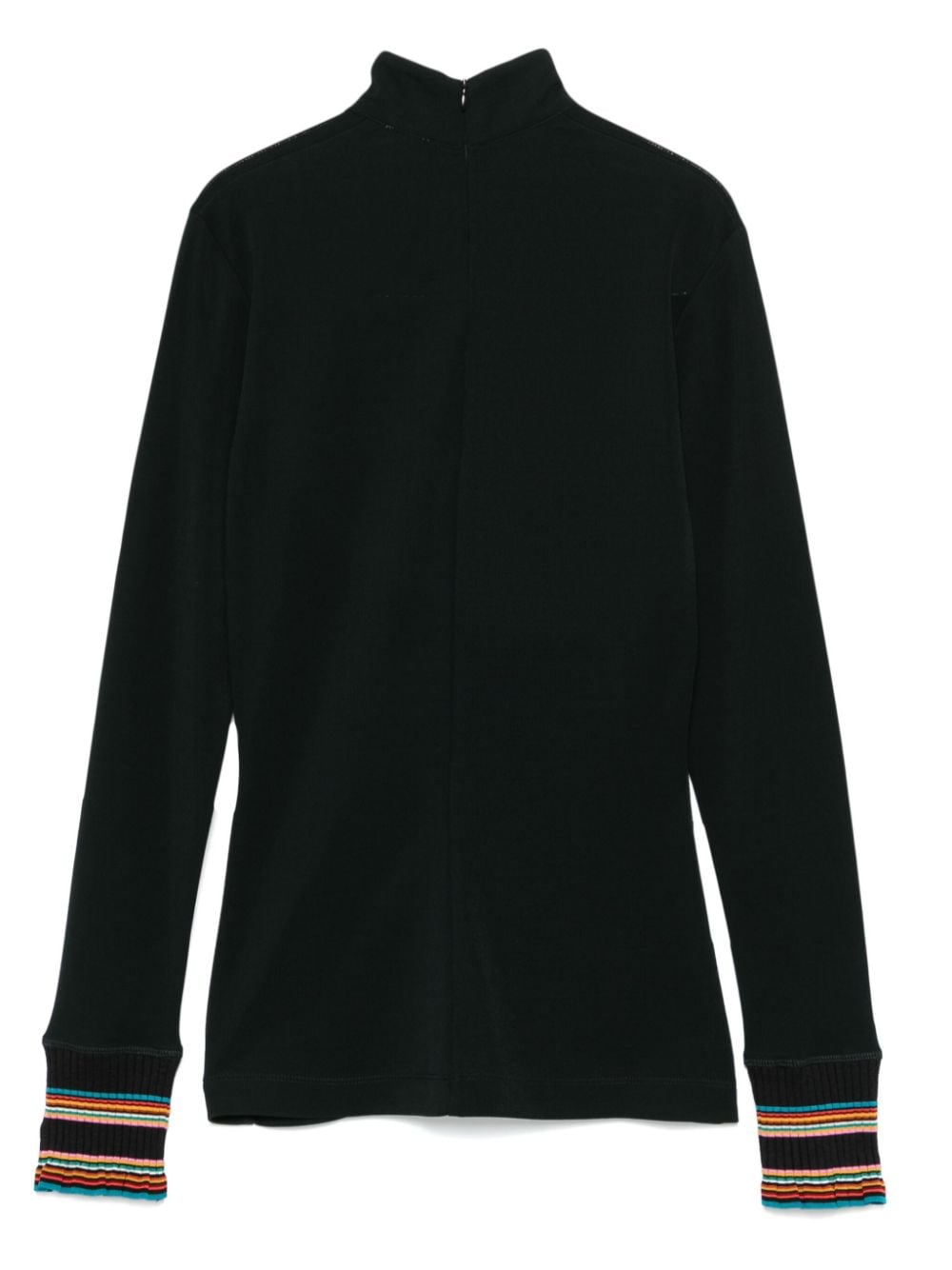 Paul Smith Top met keyhole hals - Zwart