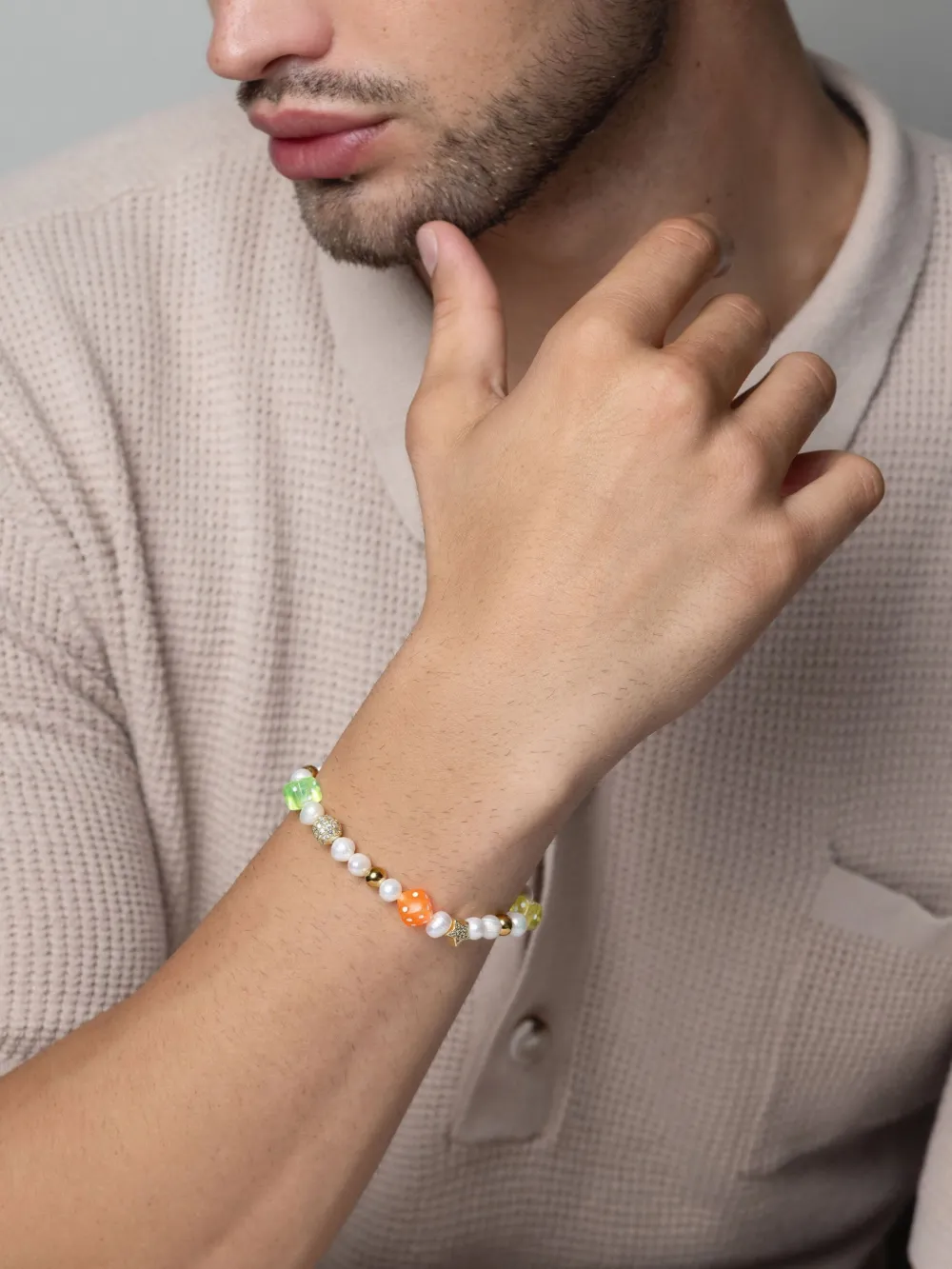 Bead-Embellished Bracelet