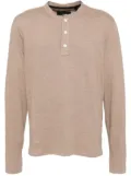 rag & bone Classic Flame Henley polo shirt - Neutrals