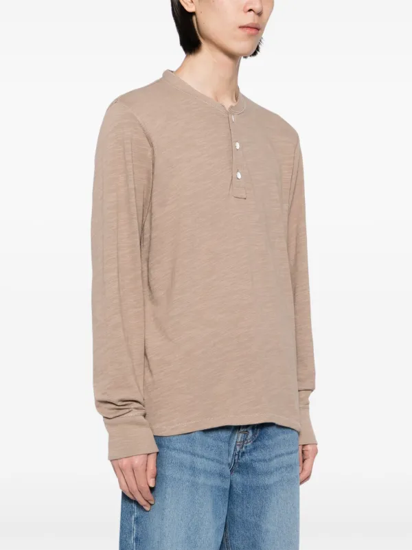 Rag & Bone Classic Flame ヘンリーネック ポロシャツ