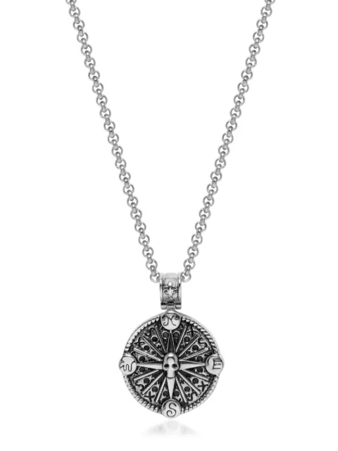 Nialaya Jewelry compass-pendant necklace