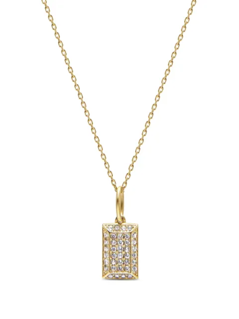 Nialaya Jewelry CZ tag necklace