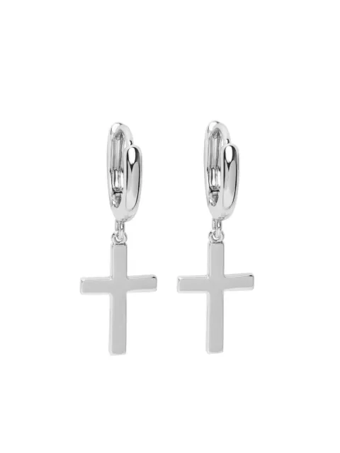 Nialaya Jewelry cross dangling earrings 