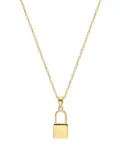 Nialaya Jewelry Lock necklace - Gold