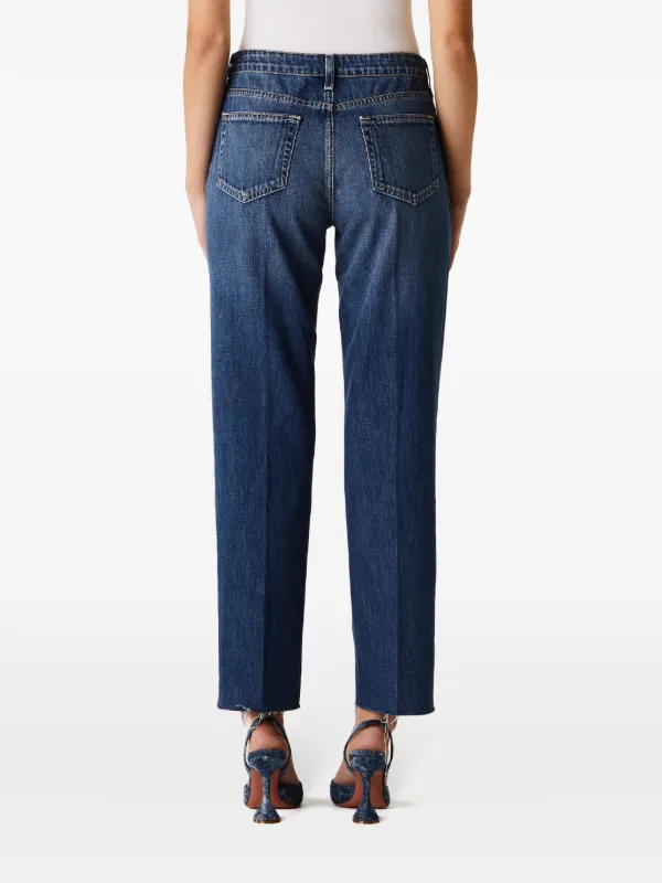 L Agence Milana Stovepipe Jeans Blau FARFETCH DE