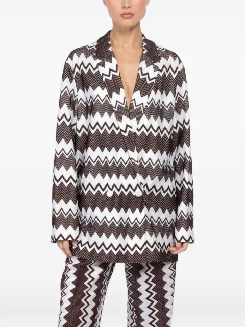Missoni chevron-pattern blazer