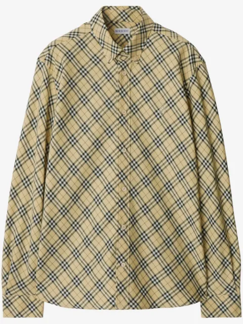 Burberry checked cotton shirt