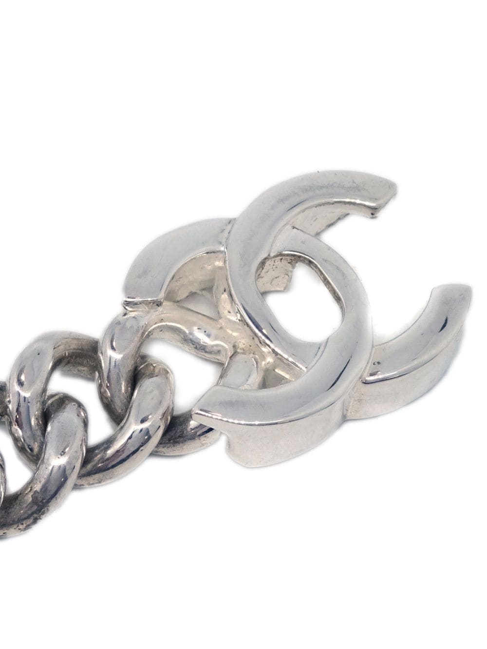 CHANEL Pre-Owned 1996 CC armband - Zilver