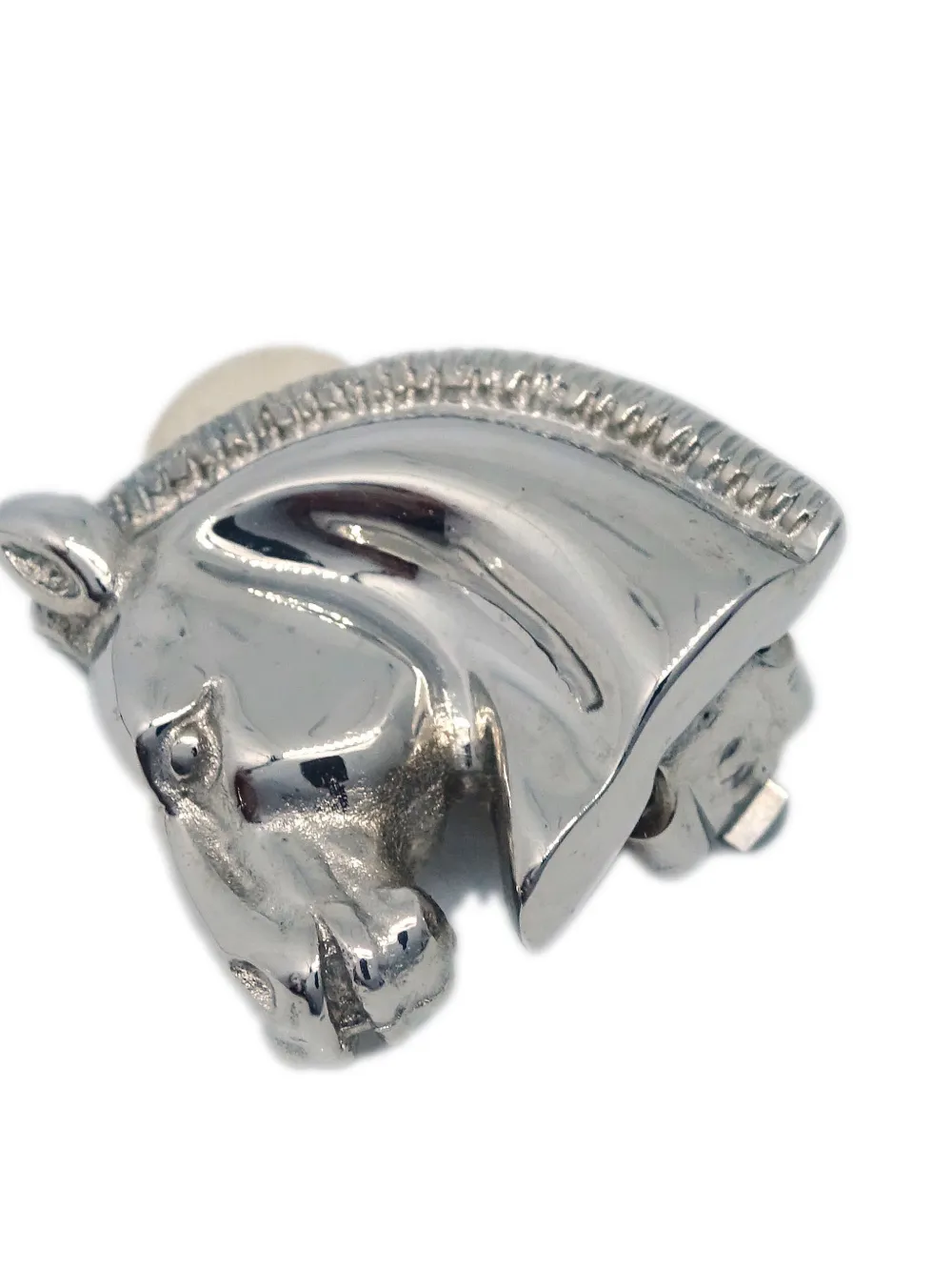 Hermès Pre-Owned aretes de clip Horse Head 1990-2000 | Image 2