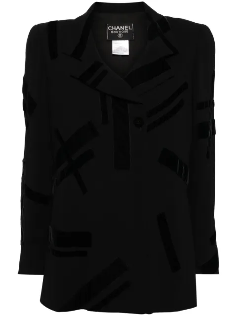 CHANEL Pre-Owned 1998 single-breasted blazer