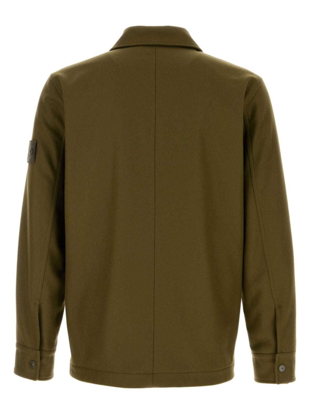 Stone Island felted shirt - Groen