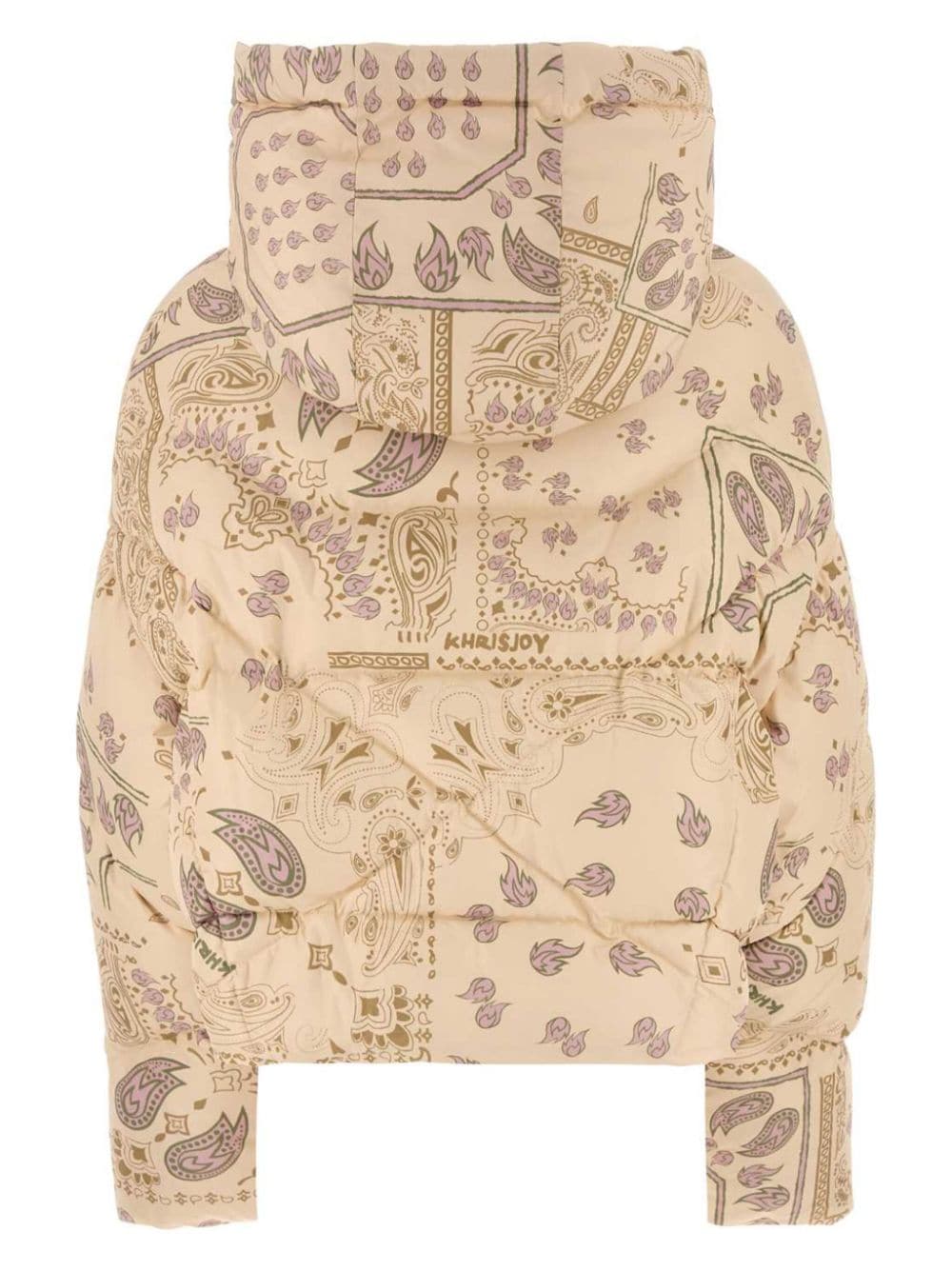 Khrisjoy printed down jacket - Beige