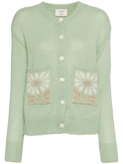 Onefifteen flower-patterned cardigan
