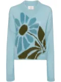 Onefifteen xSuii patterned jumper - Blue