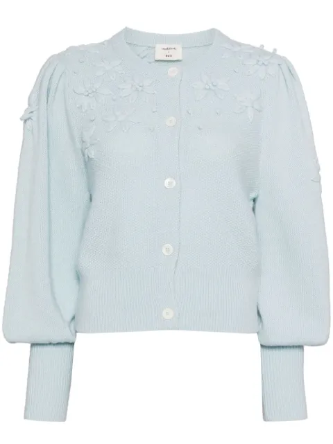 Onefifteen floral-embroidered cardigan