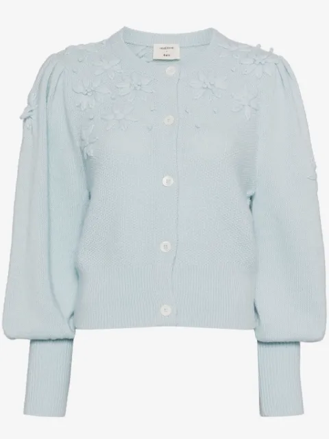 Onefifteen floral-embroidered cardigan