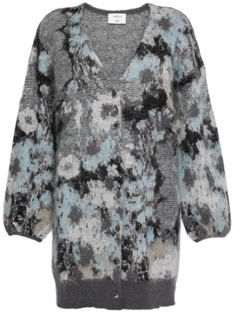 Onefifteen intarsia-knitted cardigan