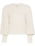 Onefifteen floral-embroidered cardigan - White