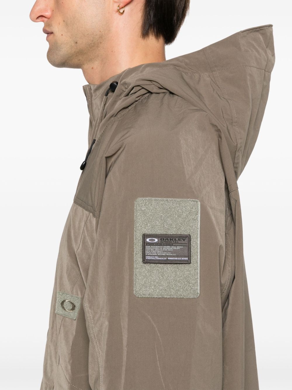 Shop Oakley Fgl Sector Jacket In Brown