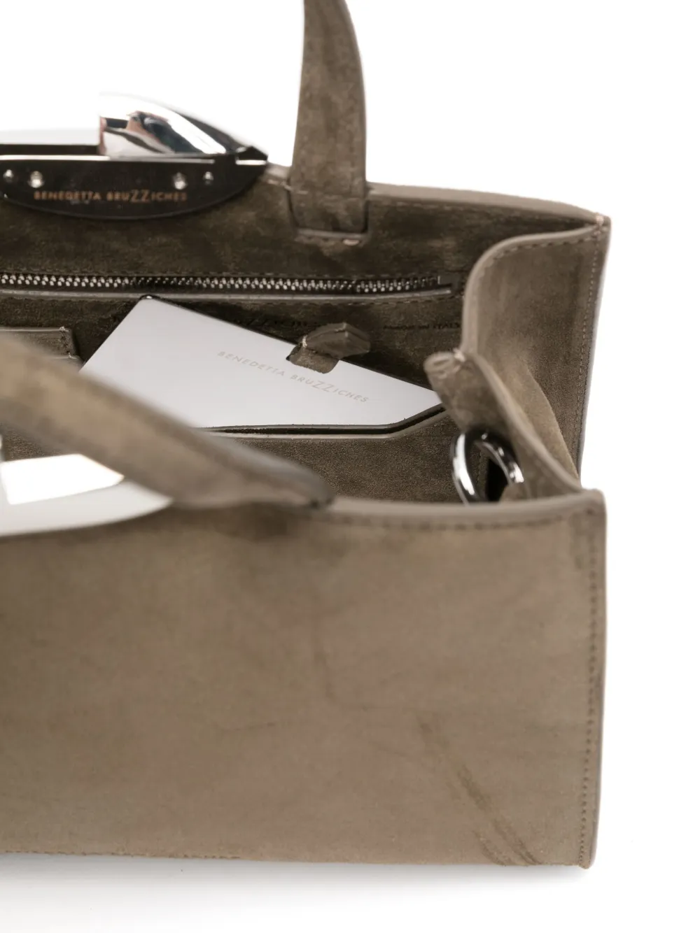 Benedetta Bruzziches Serena kleine shopper Bruin