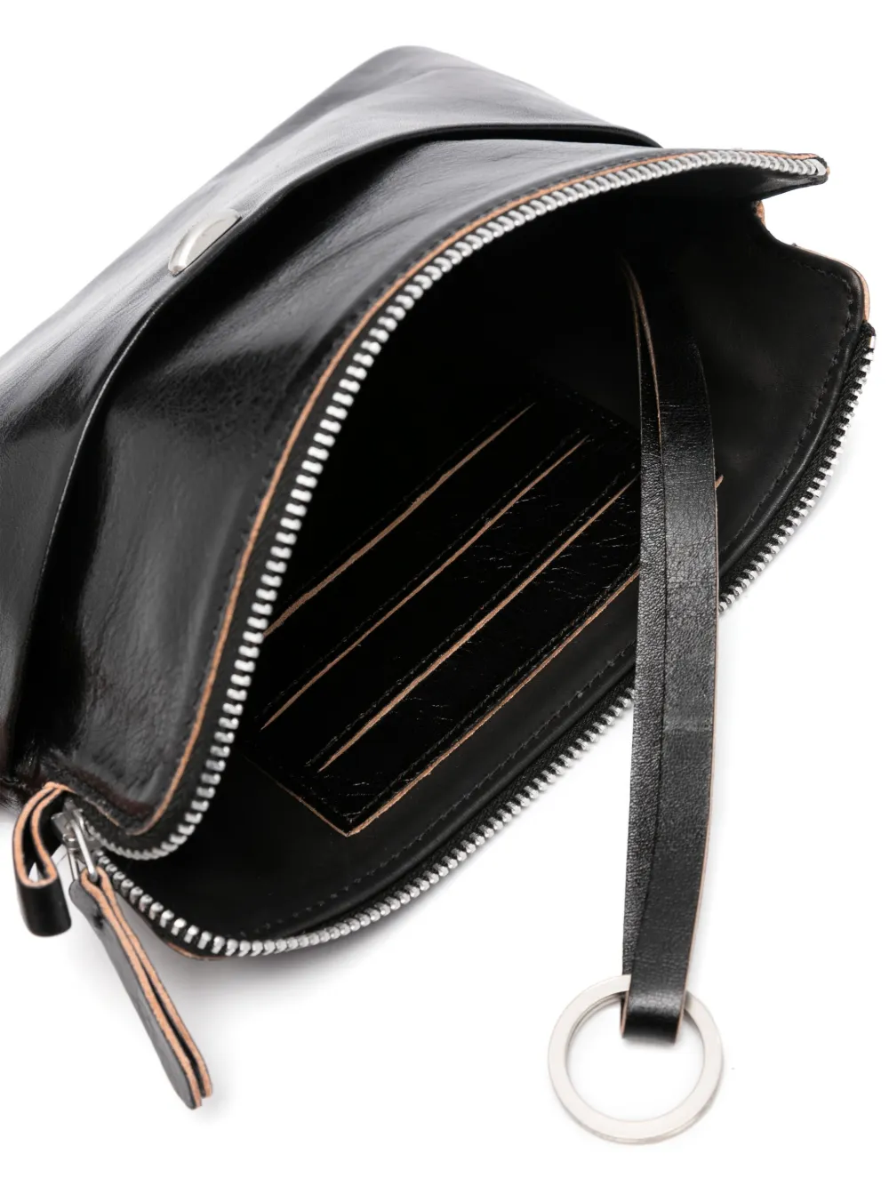 Our Legacy Leather Clutch Bag In Black