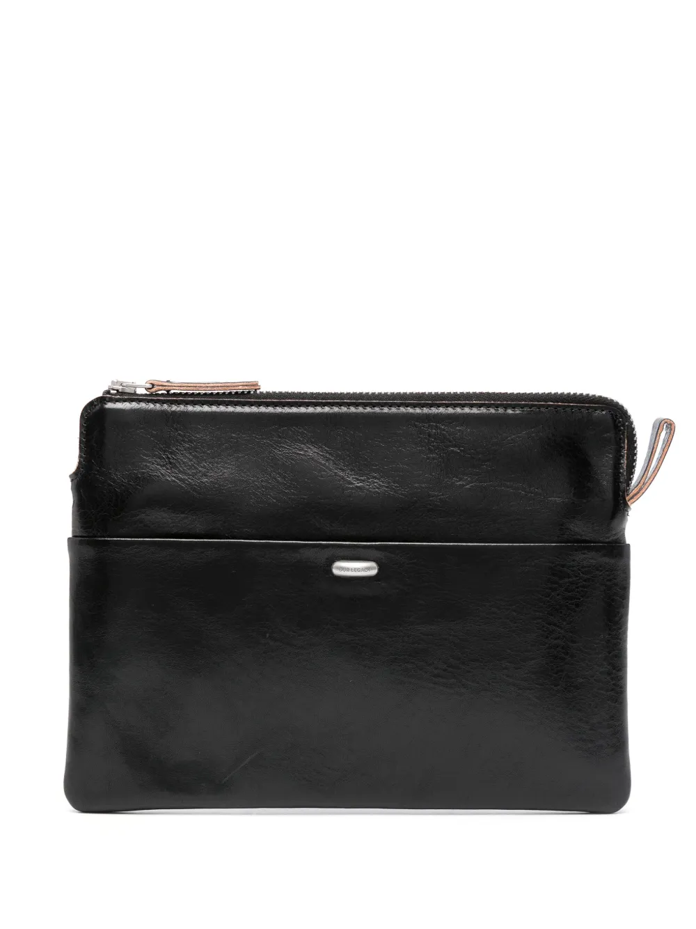 OUR LEGACY leather clutch bag | Black | Image 1