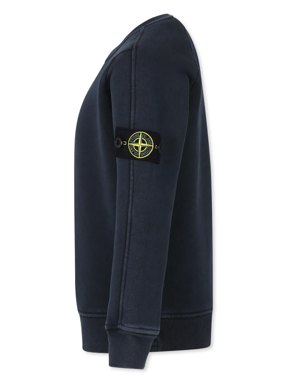 Stone Island Junior Sweater met Compass-logopatroon van biologisch katoen Blauw