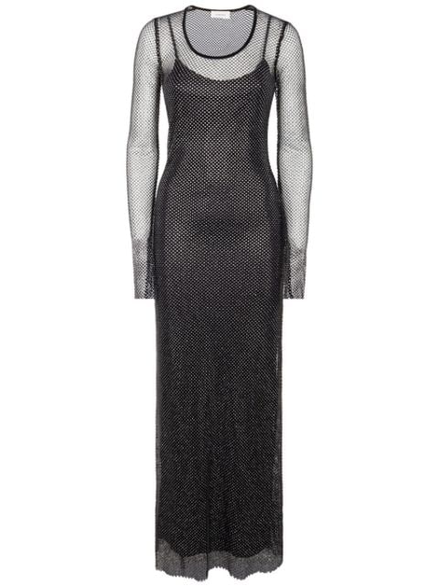 Sportmax crystal embellishment maxi dress