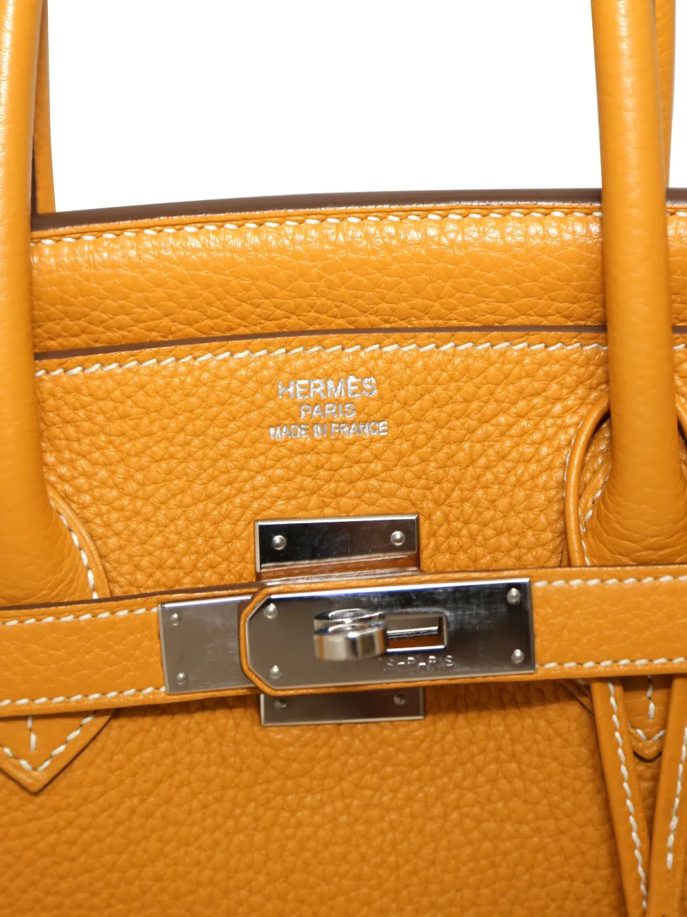 Hermes Pre Owned Birkin 35 Tote Bag Yellow FARFETCH UK