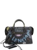 Balenciaga Pre-Owned small Graffiti Classic City handbag - Black