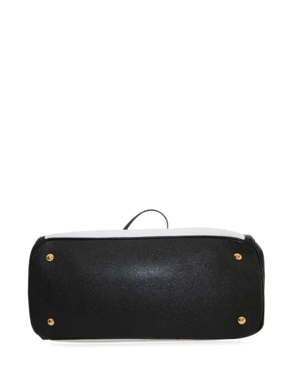 Miu Miu Pre-Owned Leather two-way Handbag | White | FARFETCH ZA