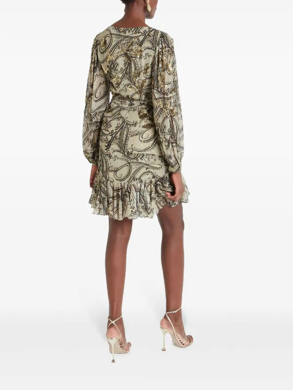 Temperley London Silvana Mini Dress | Green | FARFETCH