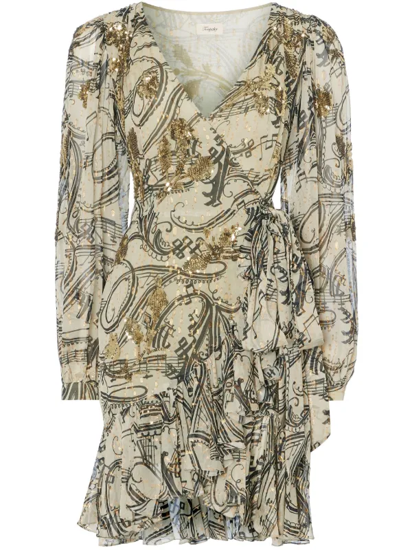 Temperley London Silvana Mini Dress | Green | FARFETCH ID