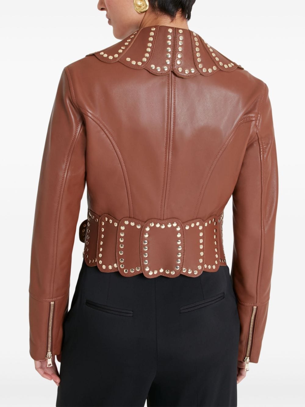 Shop Temperley London Texas Jacket In Brown