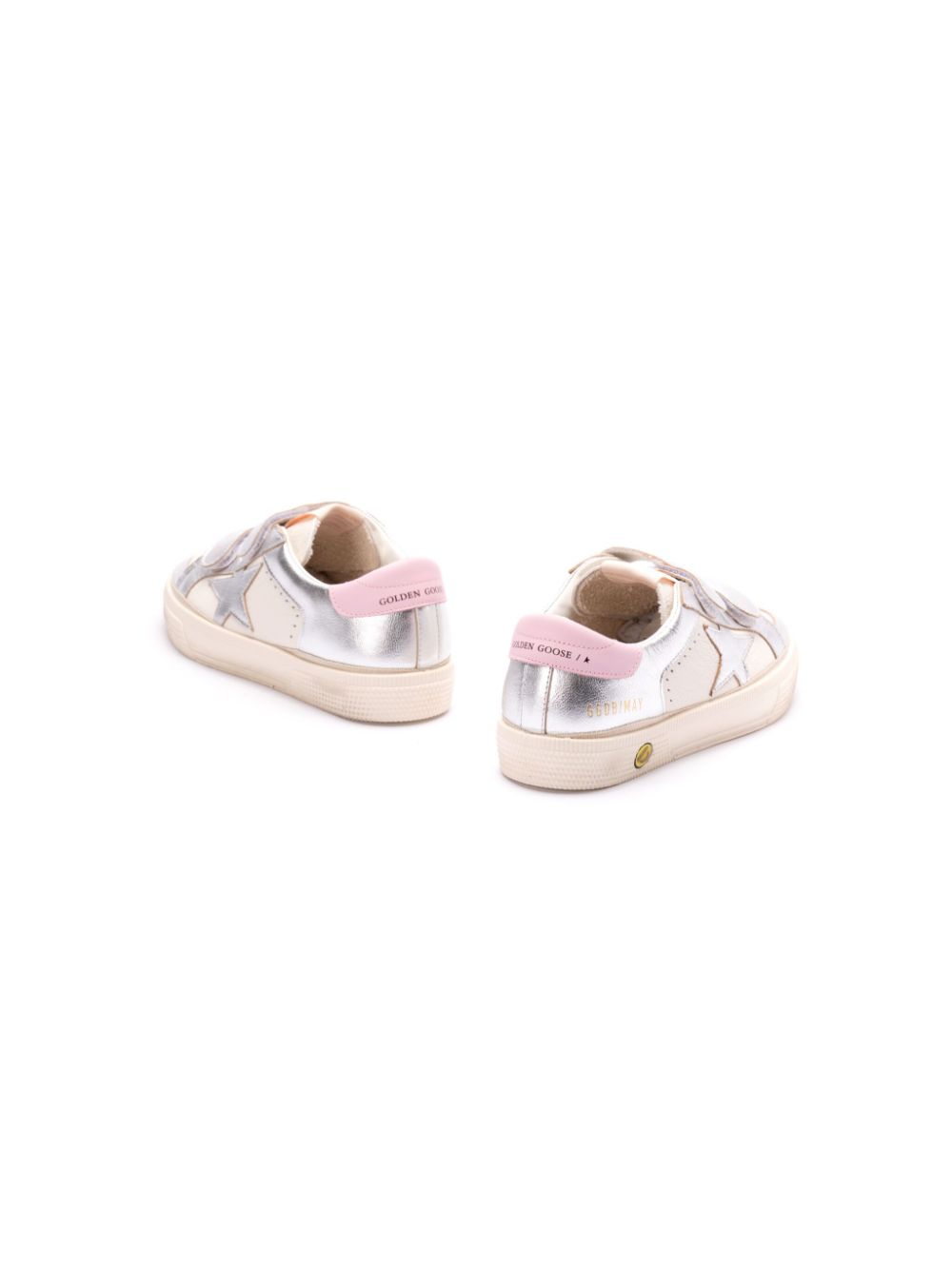 Golden Goose Kids May Star sneakers Zilver