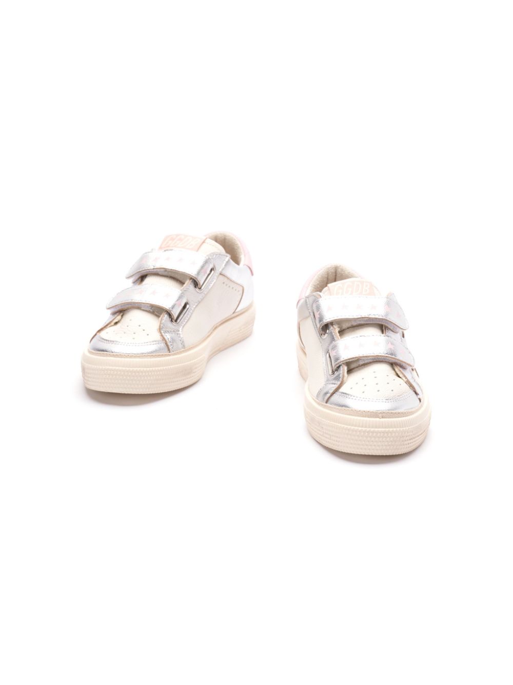 Golden Goose Kids May Star sneakers Zilver