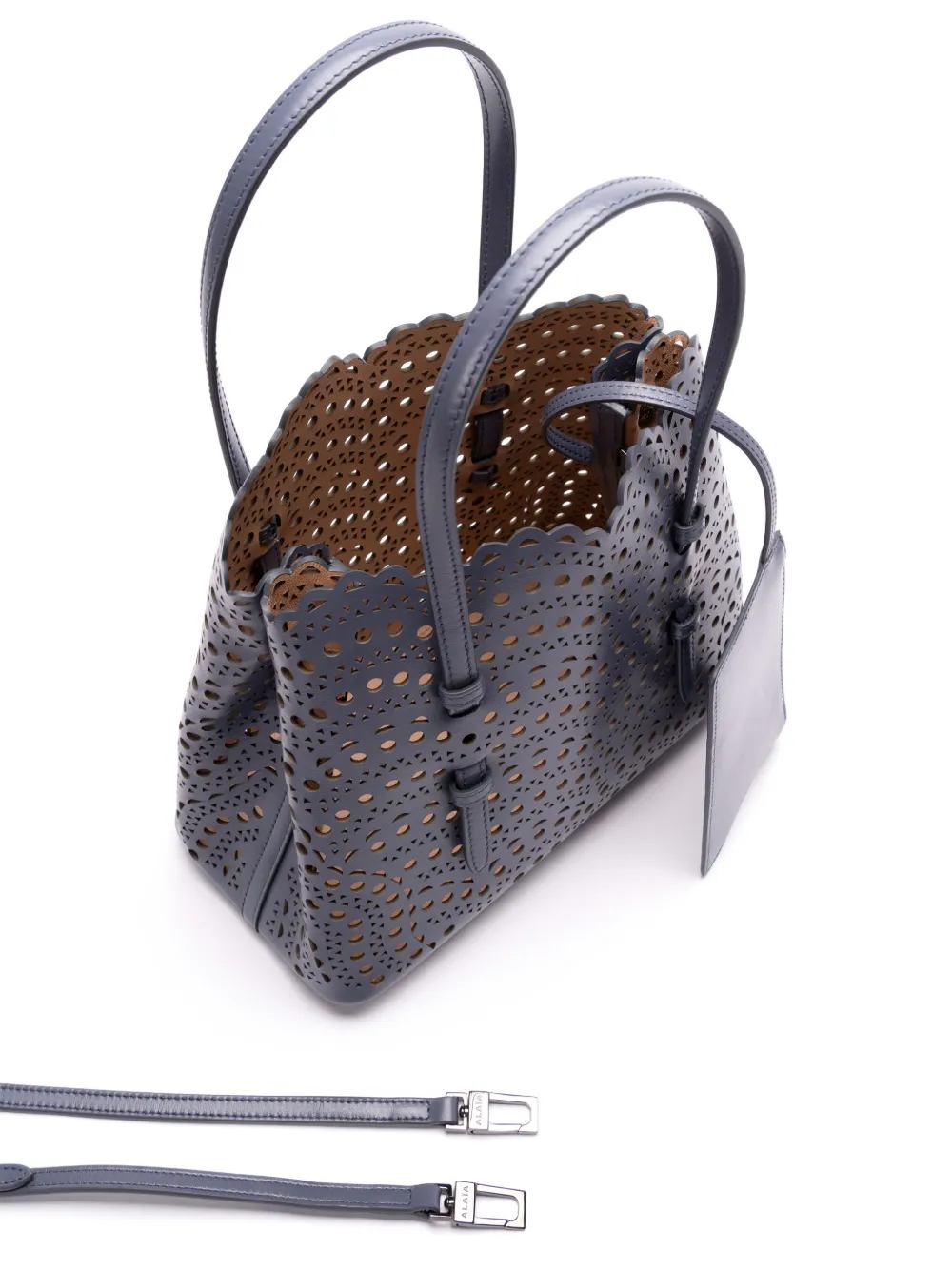 希少 アライア mina25 ブルーグレー 希少 アライア mina25 ブルーグレー ALAÏA Blue Mina 25 Bag ALAÏA