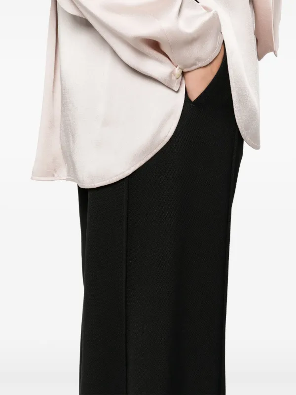 Victoria Beckham サテントリム パンツ | ブラック | FARFETCH JP