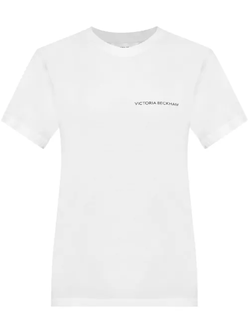 T-shirt à logo imprimé - Victoria Beckham - Modalova
